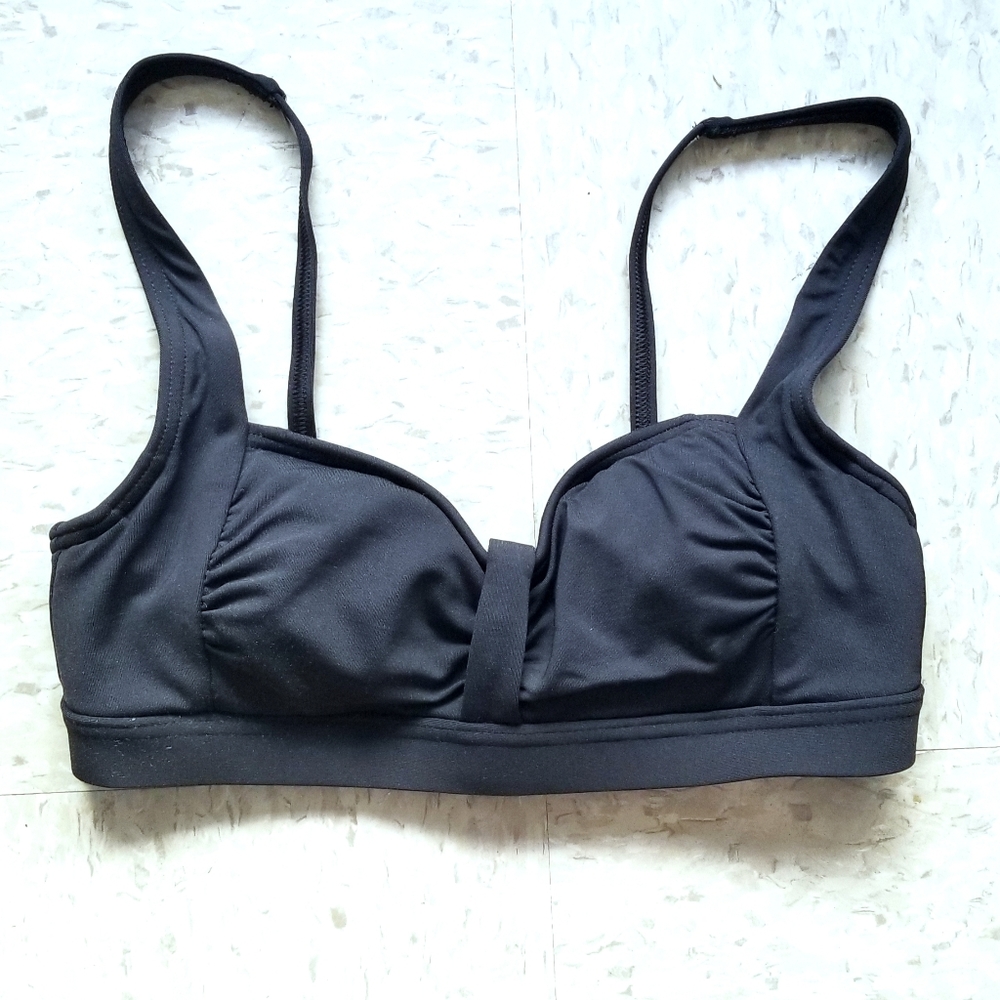 Land's End Black Bikini Top